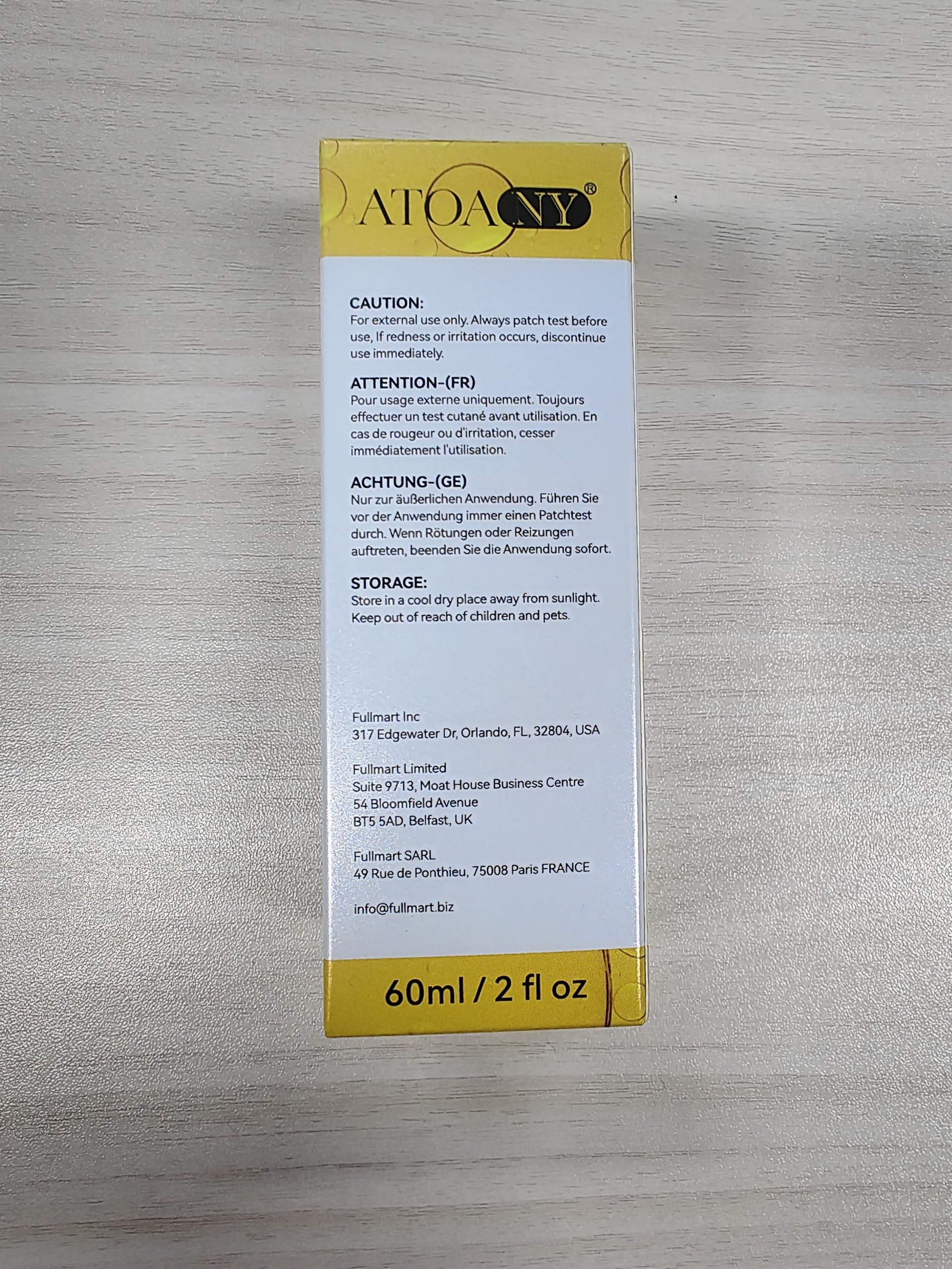 Aceite Vitamina E 75000 UI: envase oscuro protege la fórmula