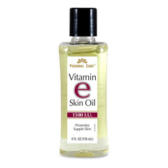 Aceite para la piel con Vitamina E en botella, hidrata y suaviza la piel.
