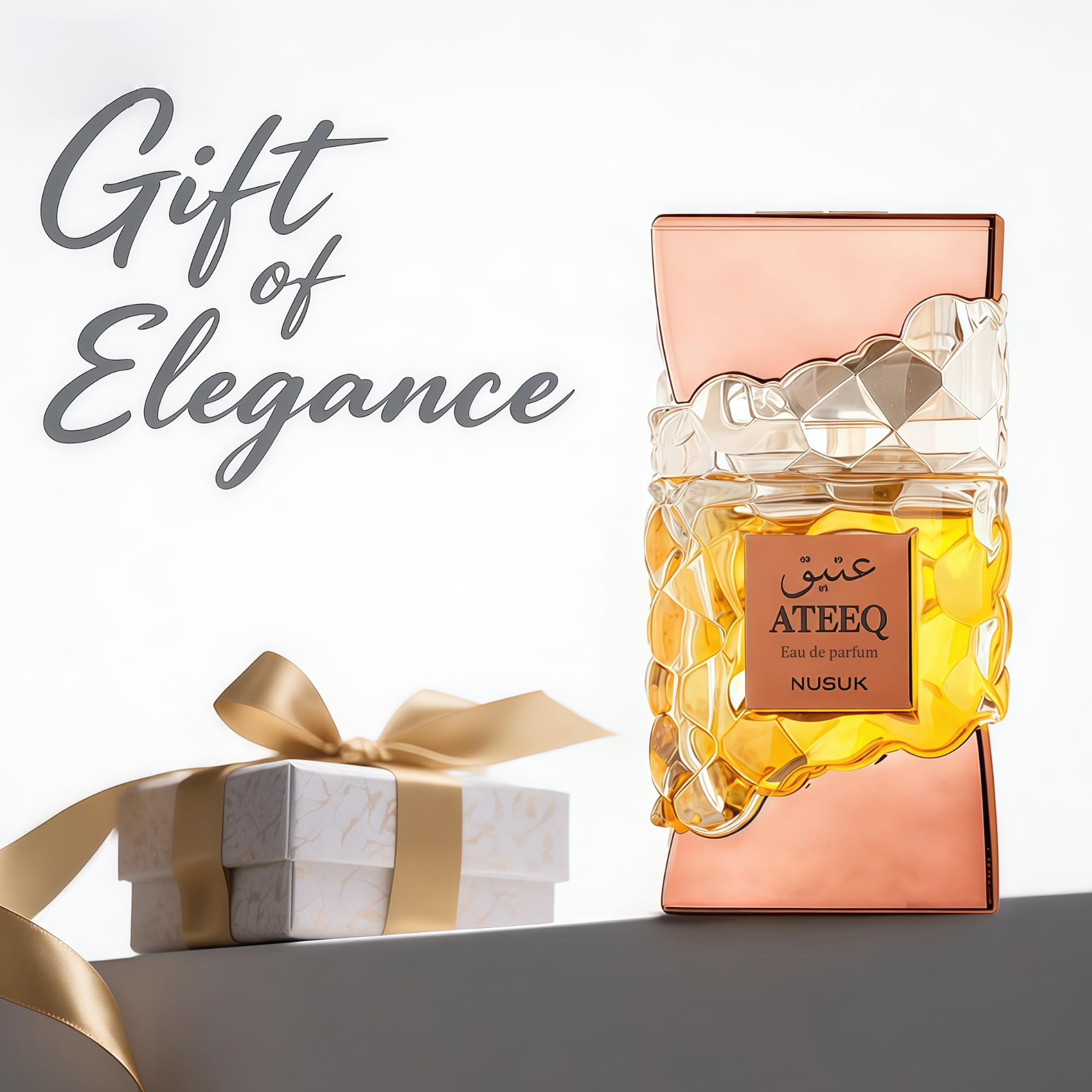 A CENTER Ateeq packaging signals luxury gifting or personal indulgence.