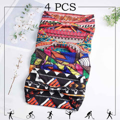 Aceorna bandana africana boho nudo, perfecto para recogidos y frente seca.