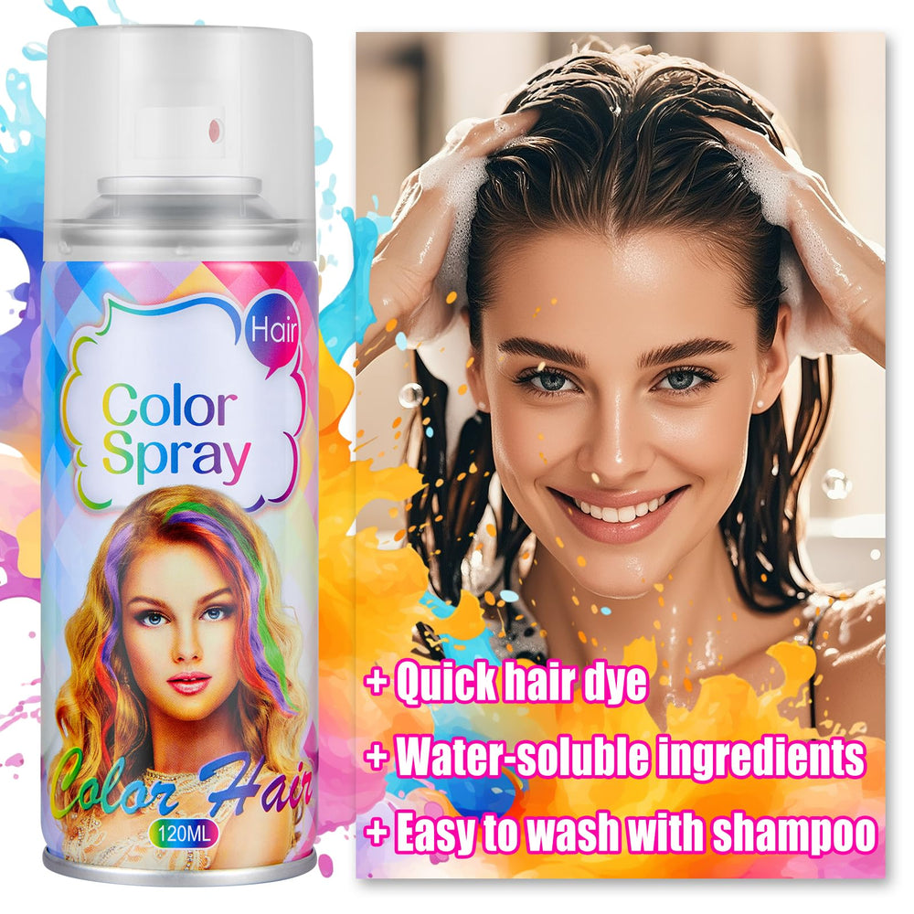Acomler color temporal lavable para cabello blanco