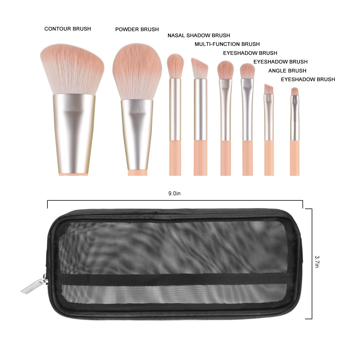 ACOSBRUOP brocha base rostro, aplica base de manera suave y uniforme.