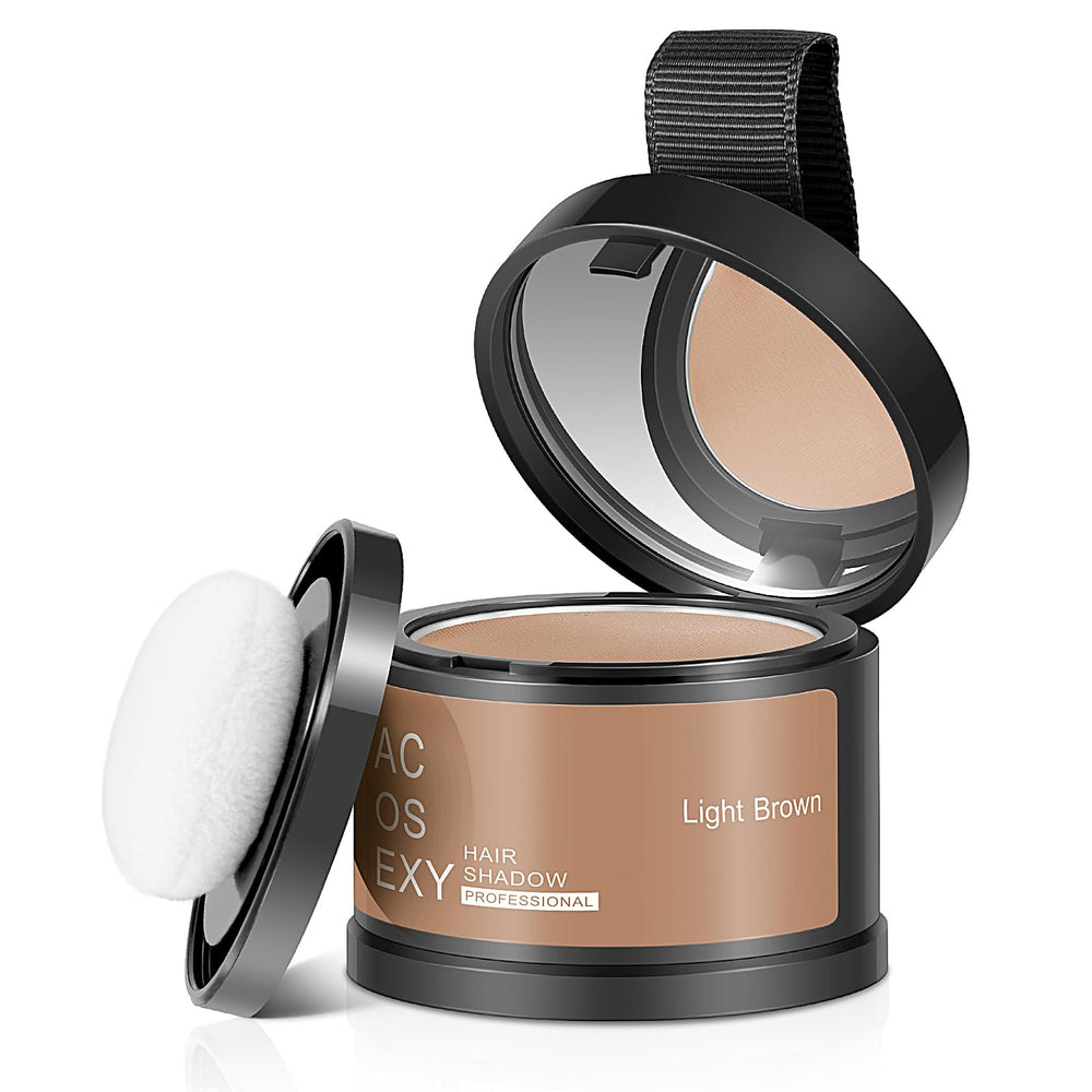 Acosexy polvo para cabello gris: cobertura diaria sutil.