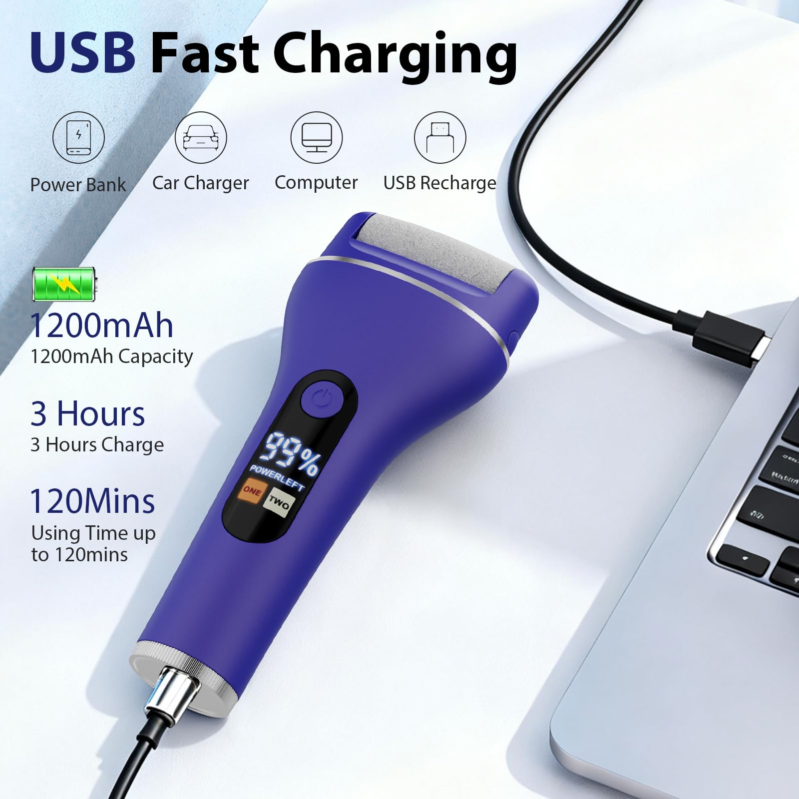AdamPark: Carga rápida USB y batería de larga duración para sesiones