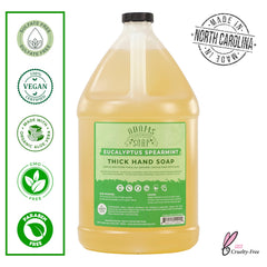 Adams Handmade Soap envase de 1 galón con aroma a eucalipto y menta