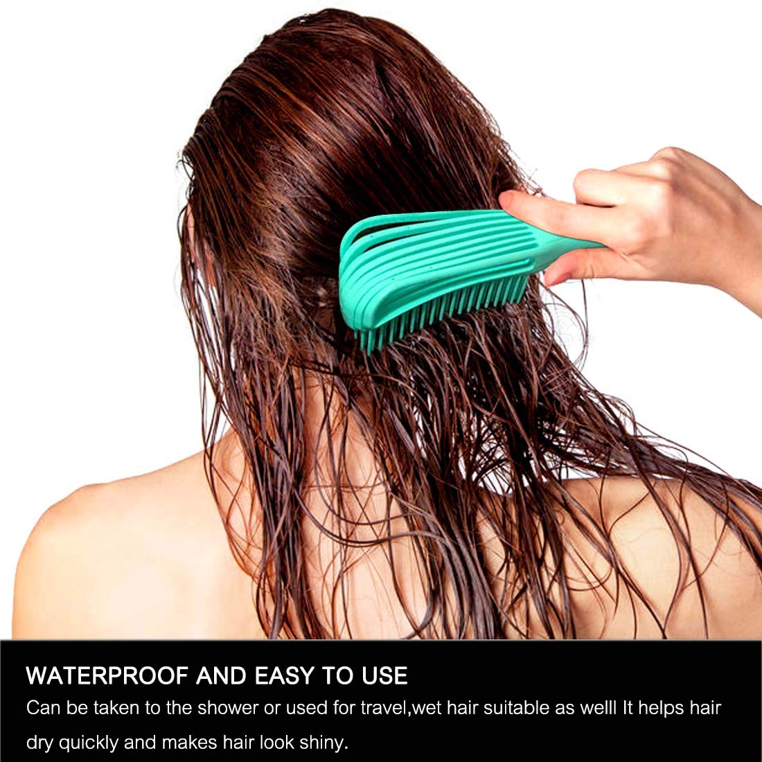 Uso seco para cabello grueso o largo con suavidad y control.