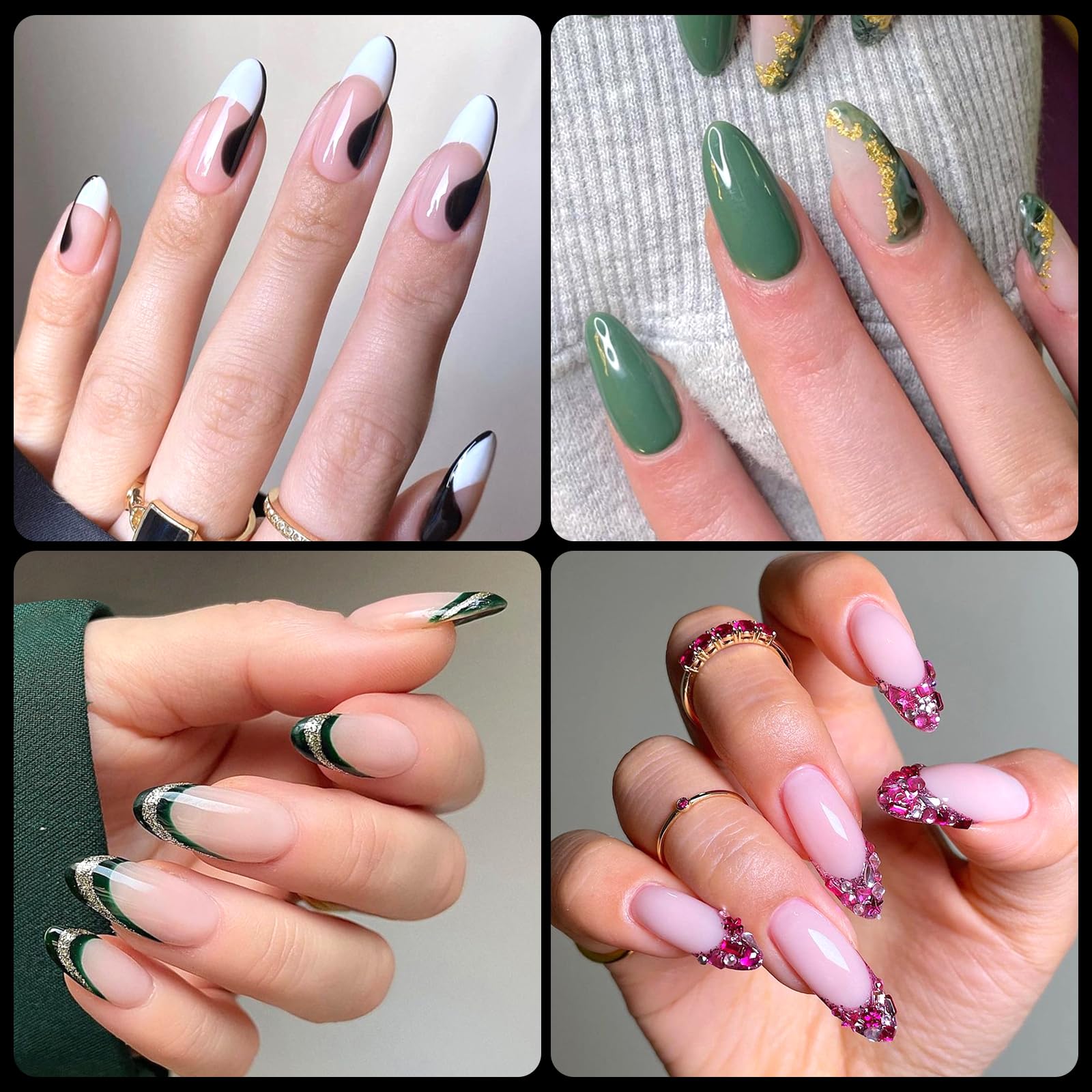 AddFavor curva cómoda para ajuste natural y esmalte uniforme.