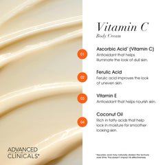 Advanced Clinicals aceite vitamina-c rosa mosqueta hidratación y brillo.