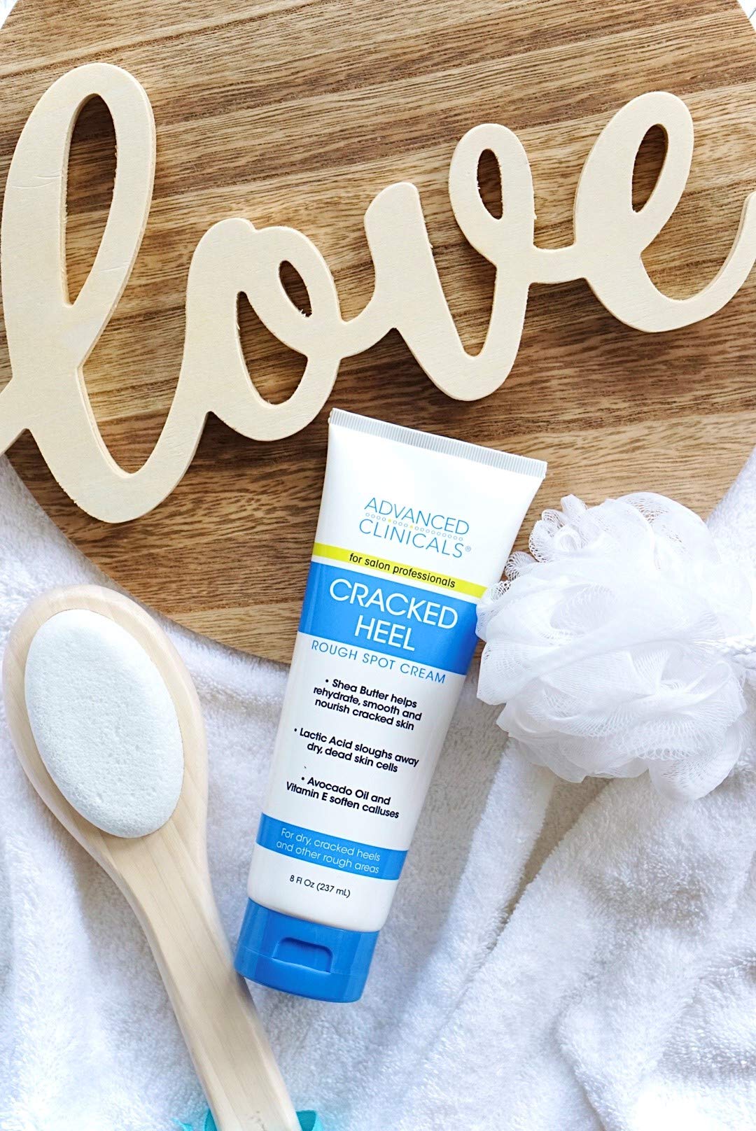 Advanced Clinicals crema con manteca de karité y aguacate, hidratación profunda.