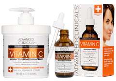 Advanced Clinicals crema vitamina C corporal para brillo e hidratación.