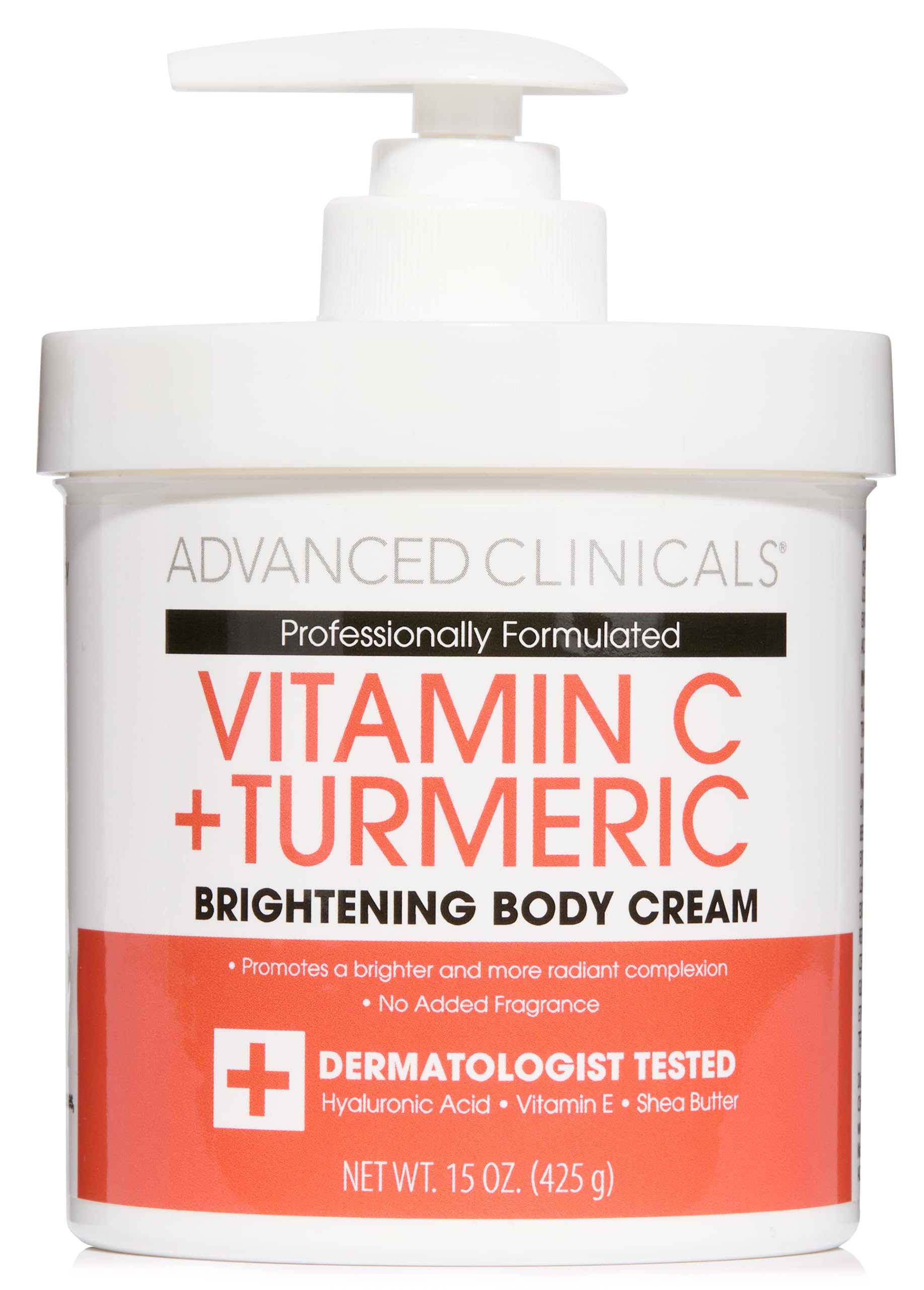 Advanced Clinicals crema Vitamina C para piel seca, aporta hidratación profunda y tono uniforme.