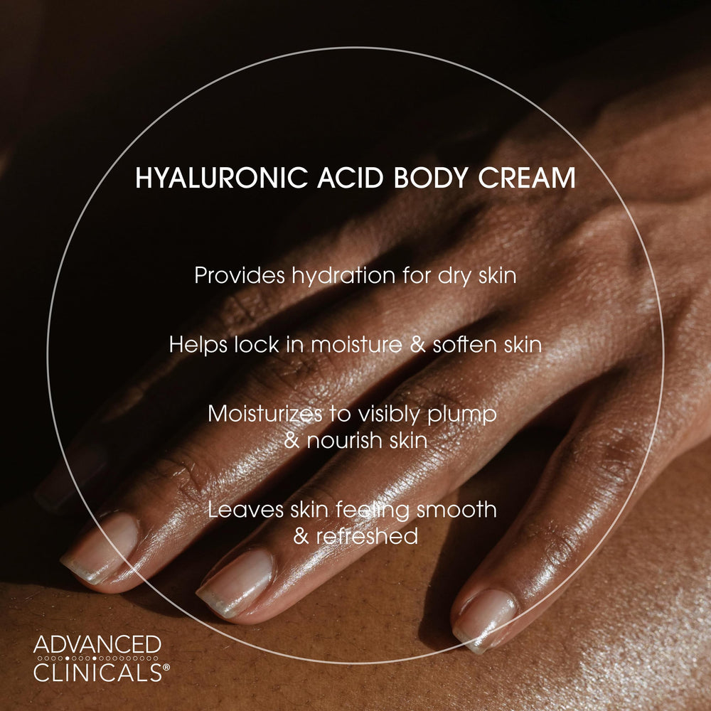 Advanced Clinicals fórmula dermatologicamente probada, suave con piel sensible.