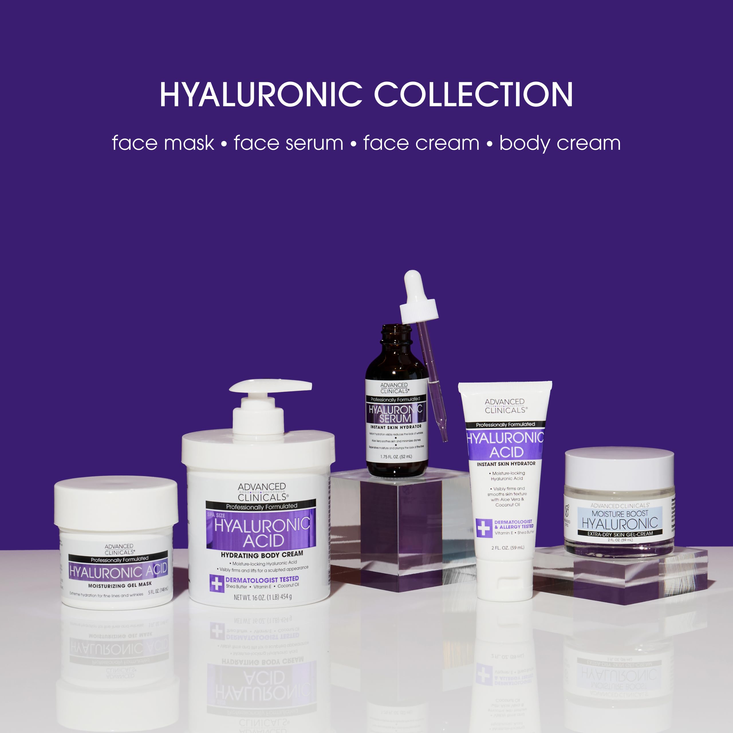 Advanced Clinicals Vitamin E and B5 formula for nourishing hydration.