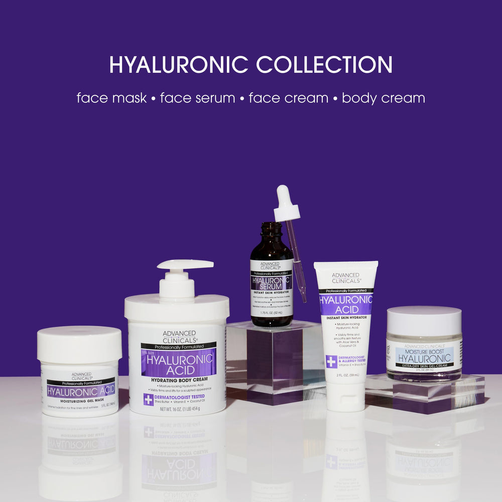 Advanced Clinicals Vitamin E and B5 formula for nourishing hydration.