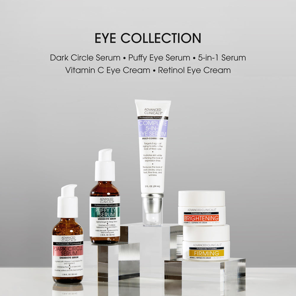 Cooling depuffing effect of Advanced Clinicals Puffy Eye Serum