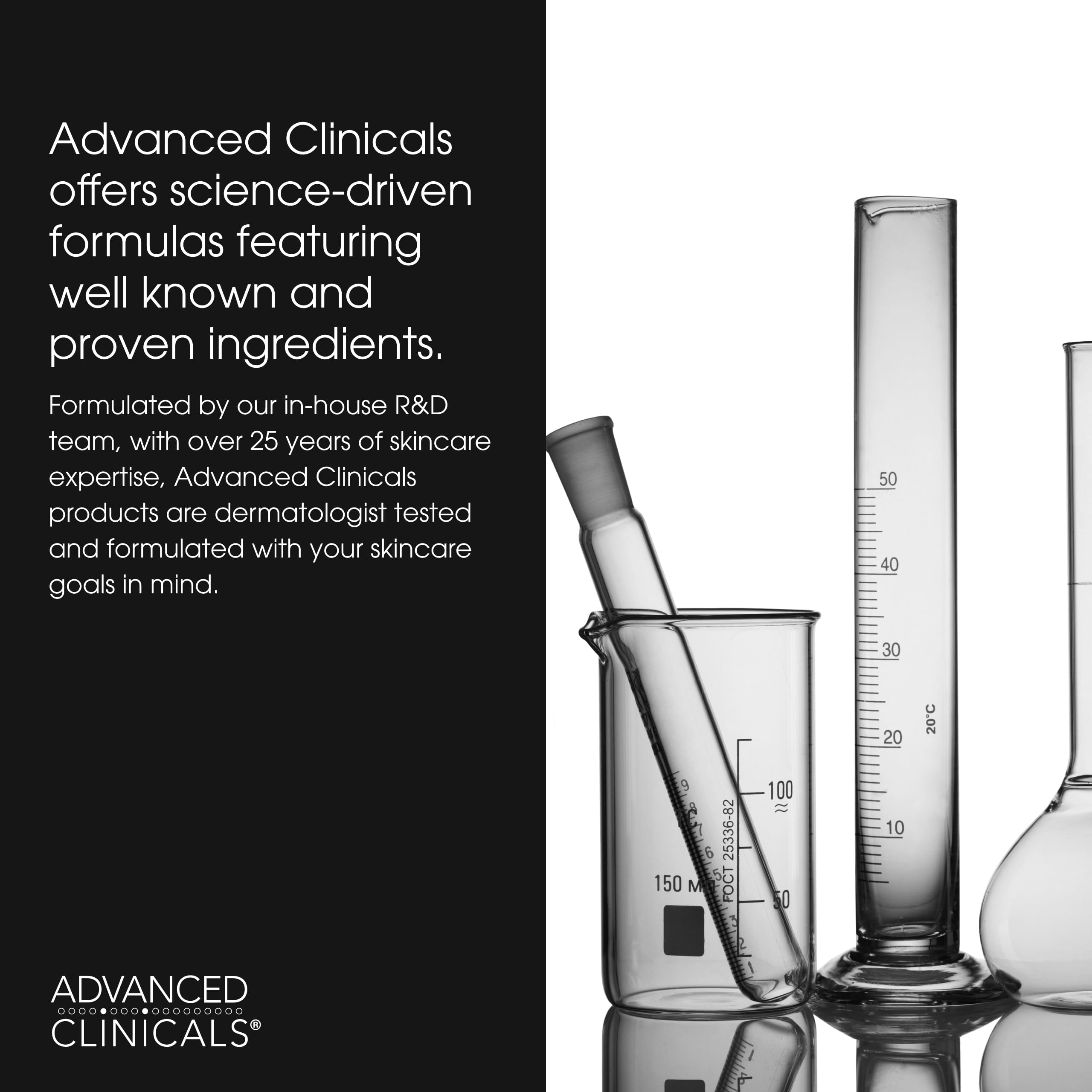 Advanced Clinicals serum being applied in a calm skincare moment