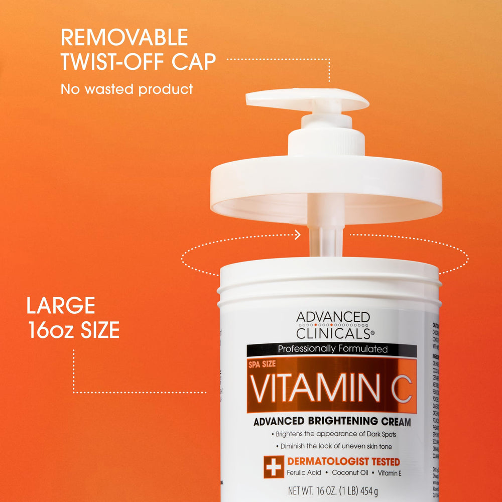 Advanced Clinicals suero vitamina C rostro para luminosidad.