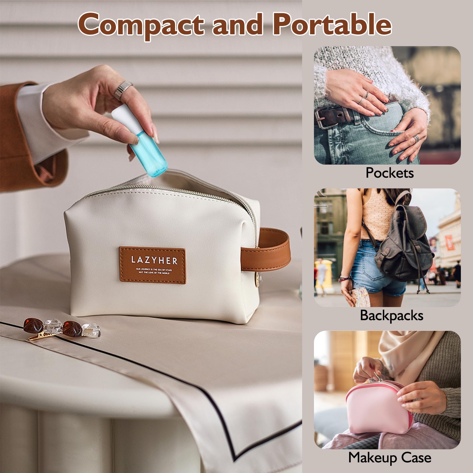 Diseño ligero para viaje con Aeibxiy, ideal para bolsos pequeños.