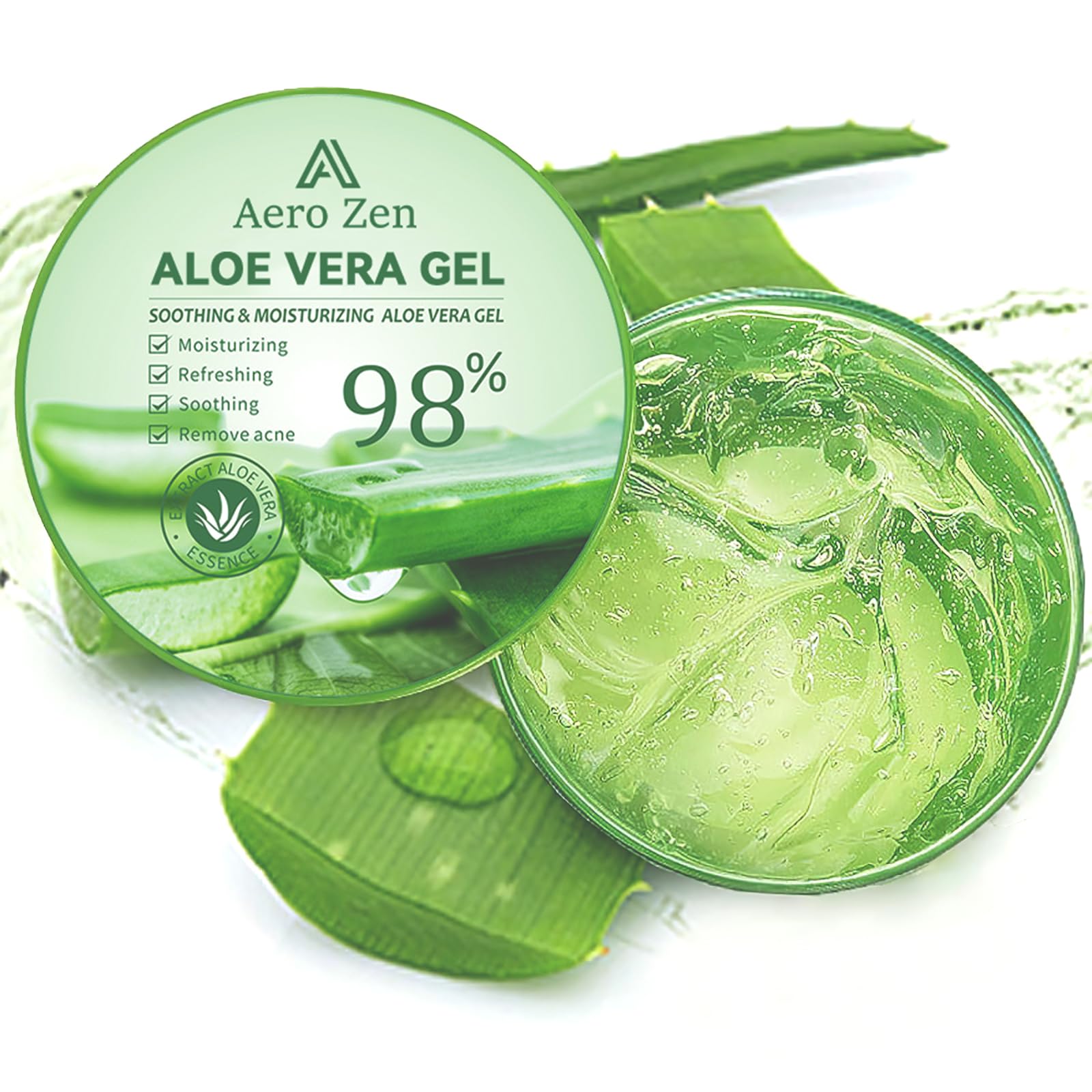Aero Zen gel de aloe para puntas; acondiciona y fortalece el cabello