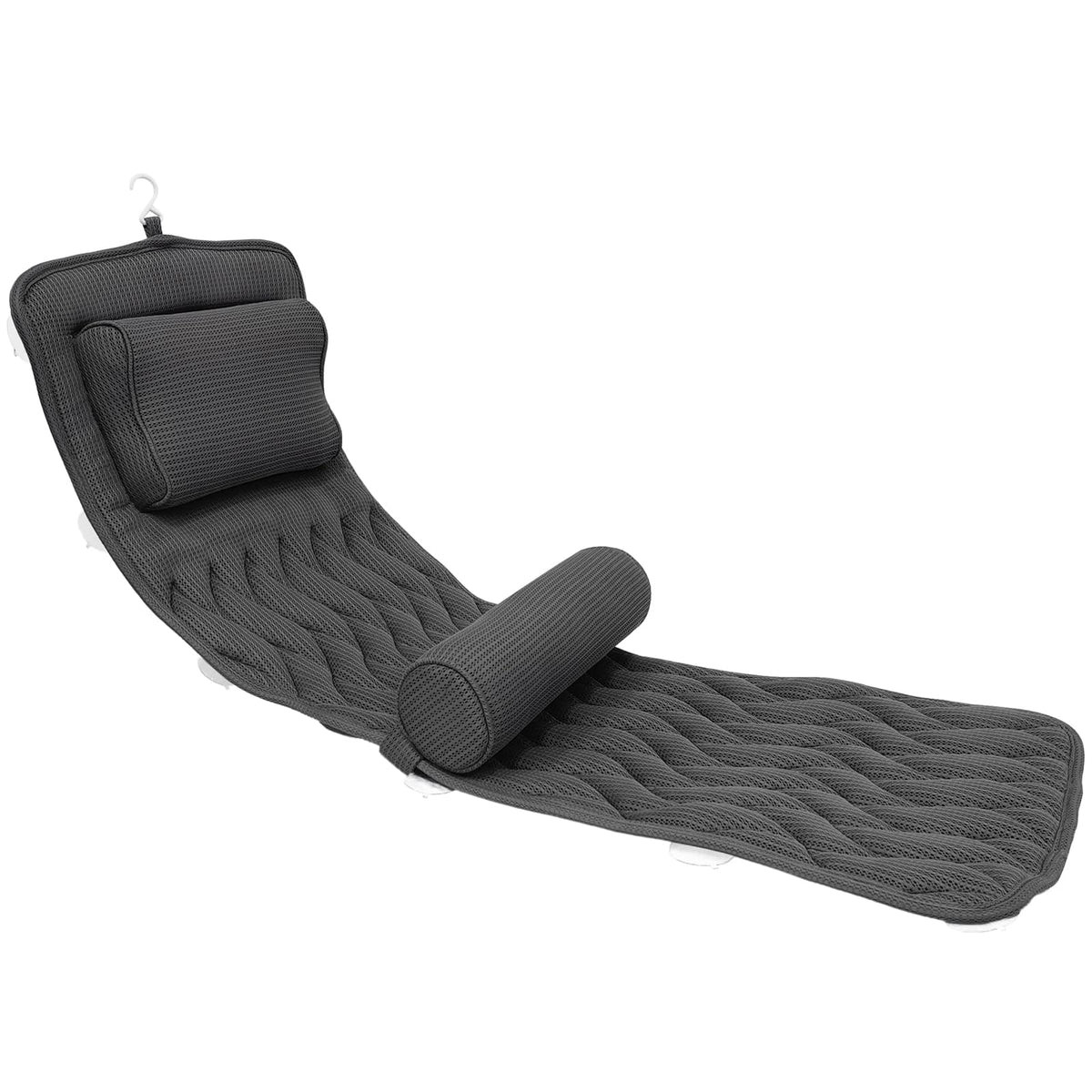 Almohada corporal Aerovi para baño con soporte lumbar cómodo y ajustable.