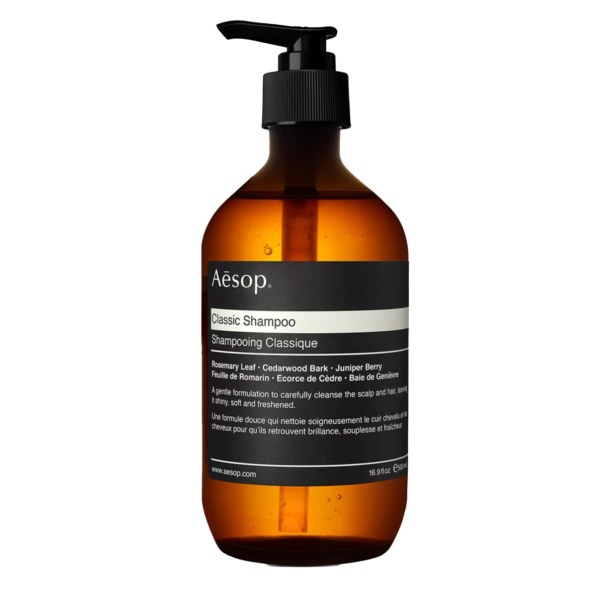 Aesop Champú Clásico, vertido de botella, limpieza diaria fresca