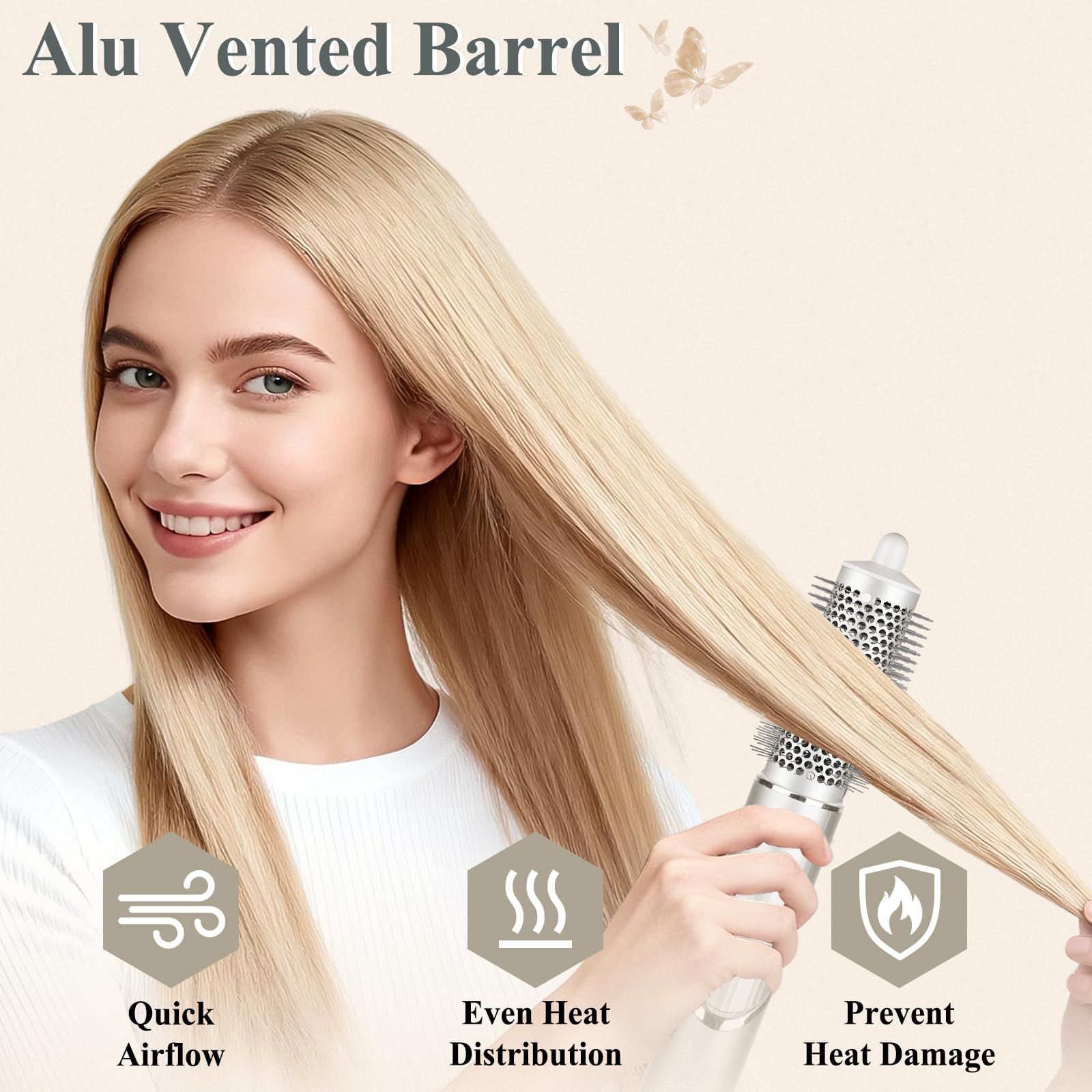 AFDD cepillo para cabello, ideal para generar volumen desde las raíces