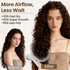 AFDD difusor grande para rizos: definición de ondas y rizos sin frizz
