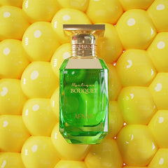 Afnan Mystique Bouquet, base cálida con ambroxano y almizcle para un final reconfortante.