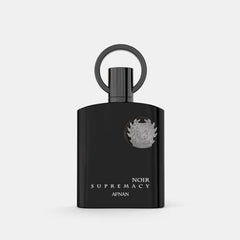 Afnan Supremacy Noir: tapa metálica que aporta lujo y precisión al frasco.