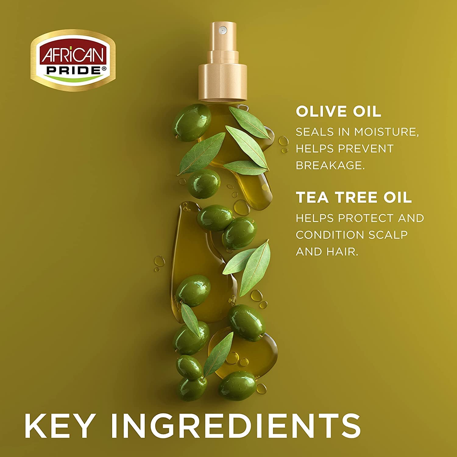 Origen en Estados Unidos para African Pride Olive Miracle 2 en 1