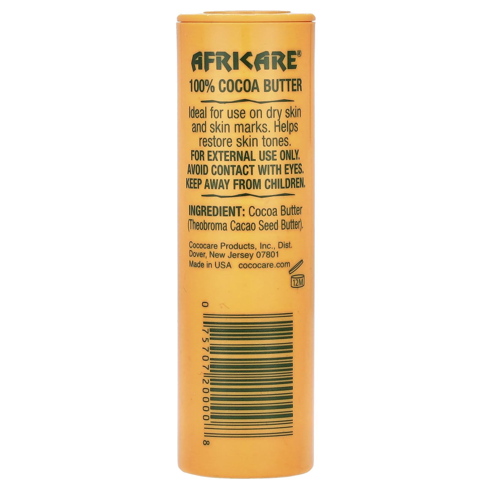 Manteca de cacao Africare, textura cremosa lista para uso diario.