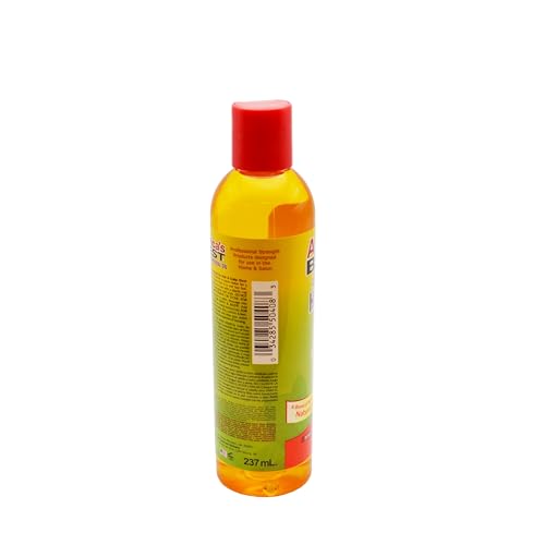 Africa's Best Aceite Herbal Supremo, ginseng visible, uso diario para piel y cabello.