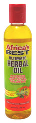 Africas Best Aceite Herbal Ultimate brinda brillo y suavidad al cabello.