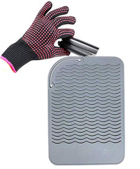Guante AFT90 resistente al calor para peinados y seguridad de la mano.