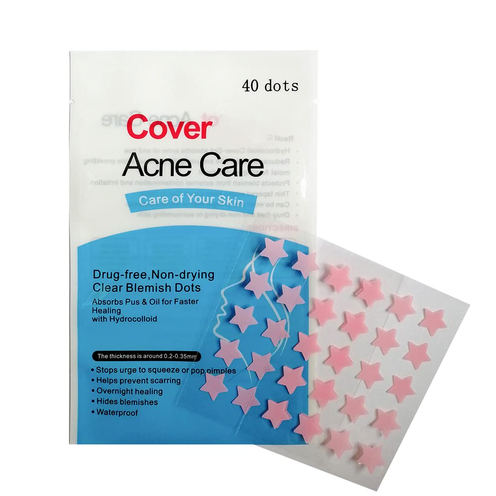 Parche hidrocoloide AGRCARE para el rostro: absorbe grasa y protege la piel.