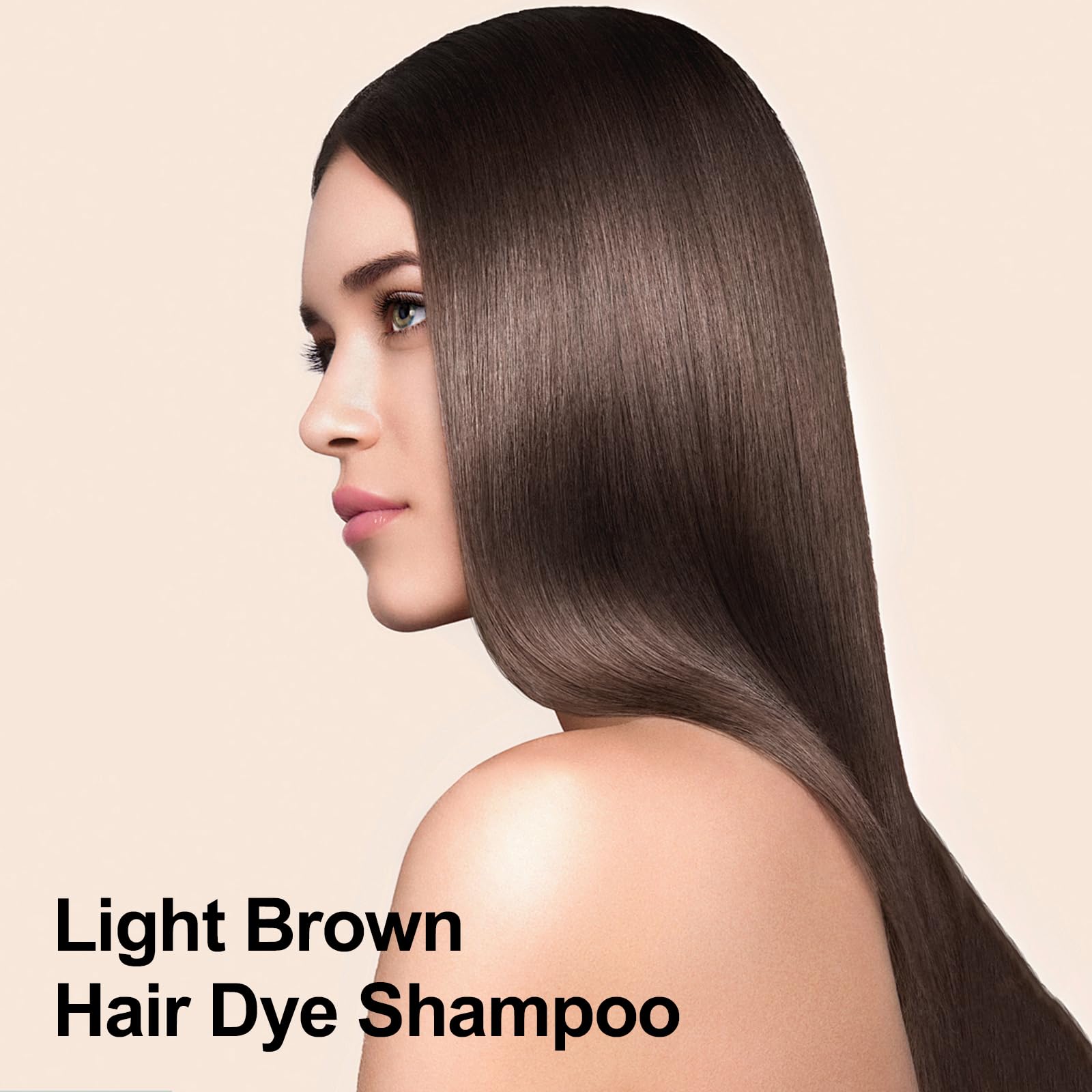 Agthyuve tintura-shampoo cobertura canas café oscuro; color natural.