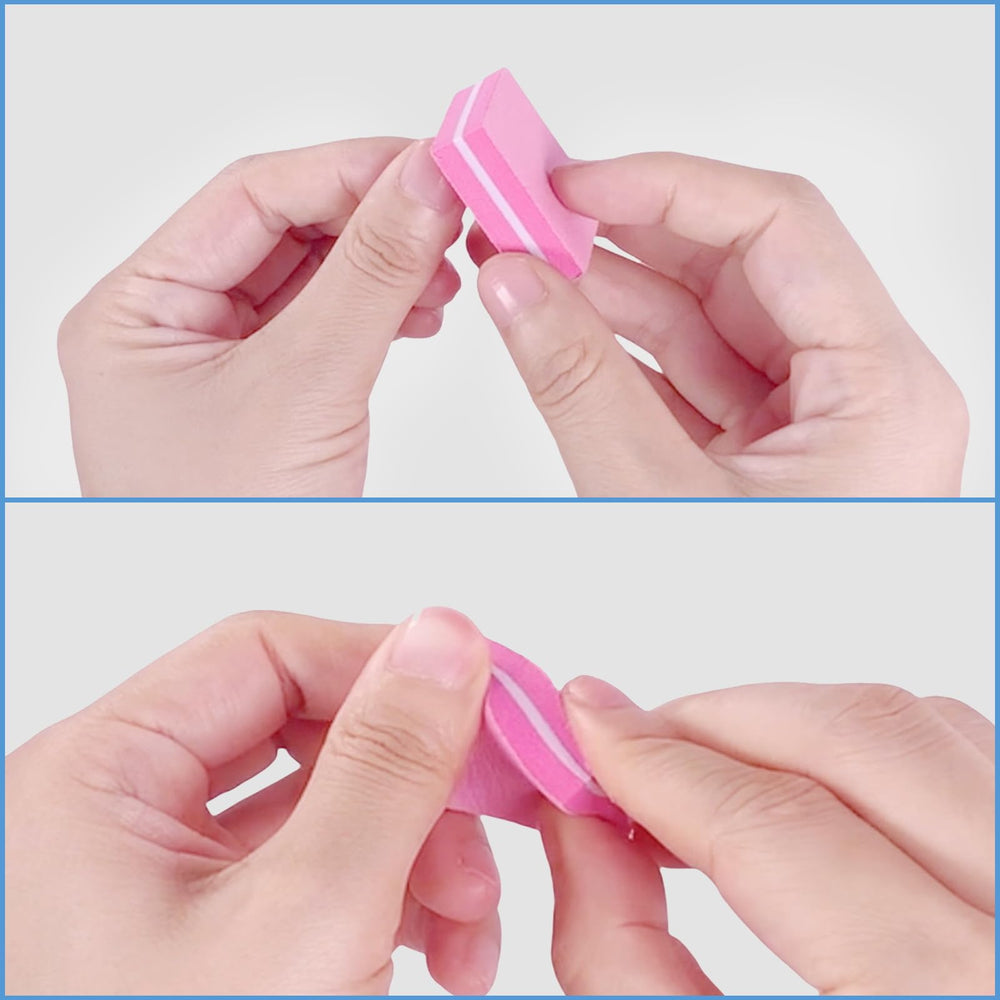 AhaTopia bloqueo de limado compacto para uñas, mejora la superficie antes de esmalte.