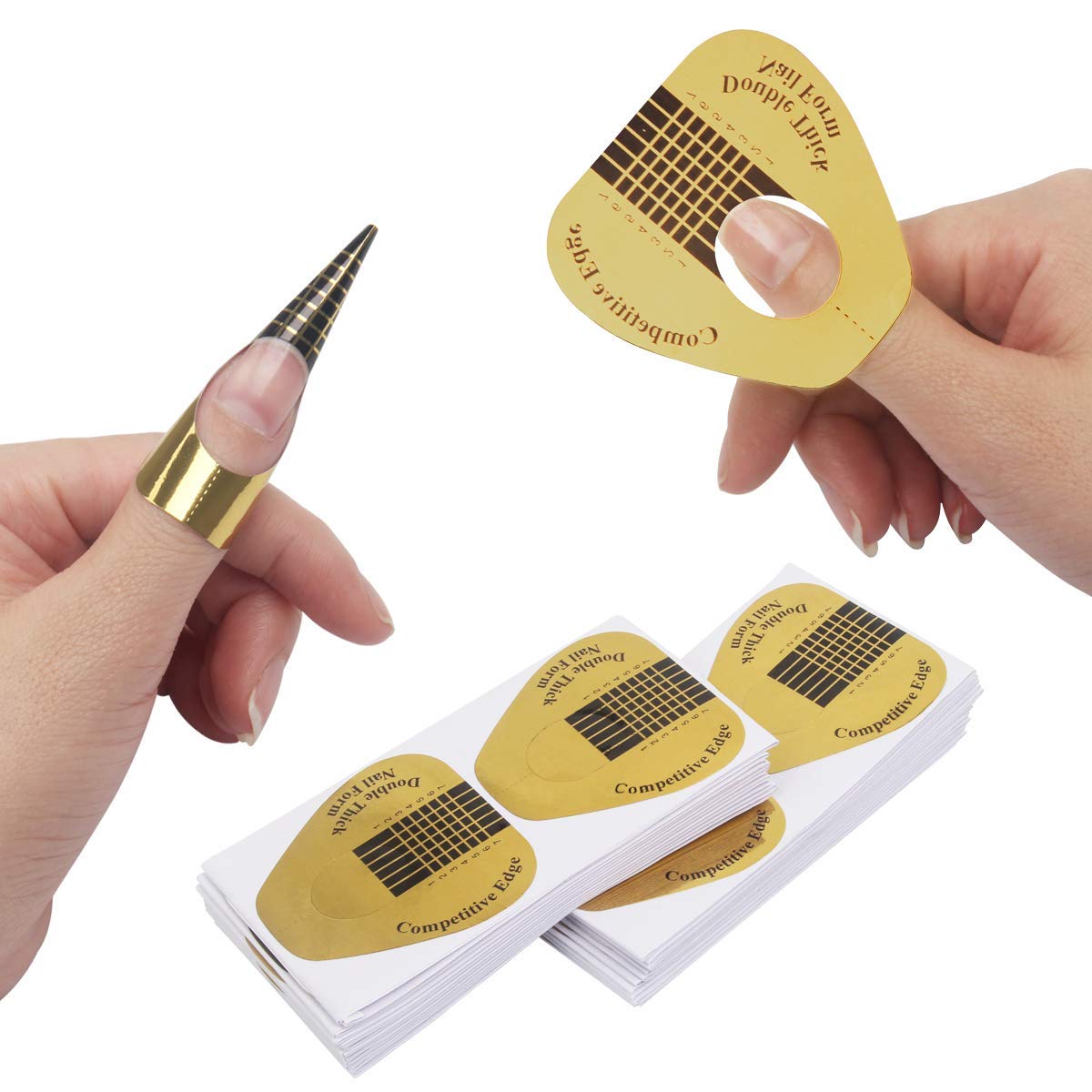 AHIER formas de uñas gel de construcción: conjunto para resultados consistentes.