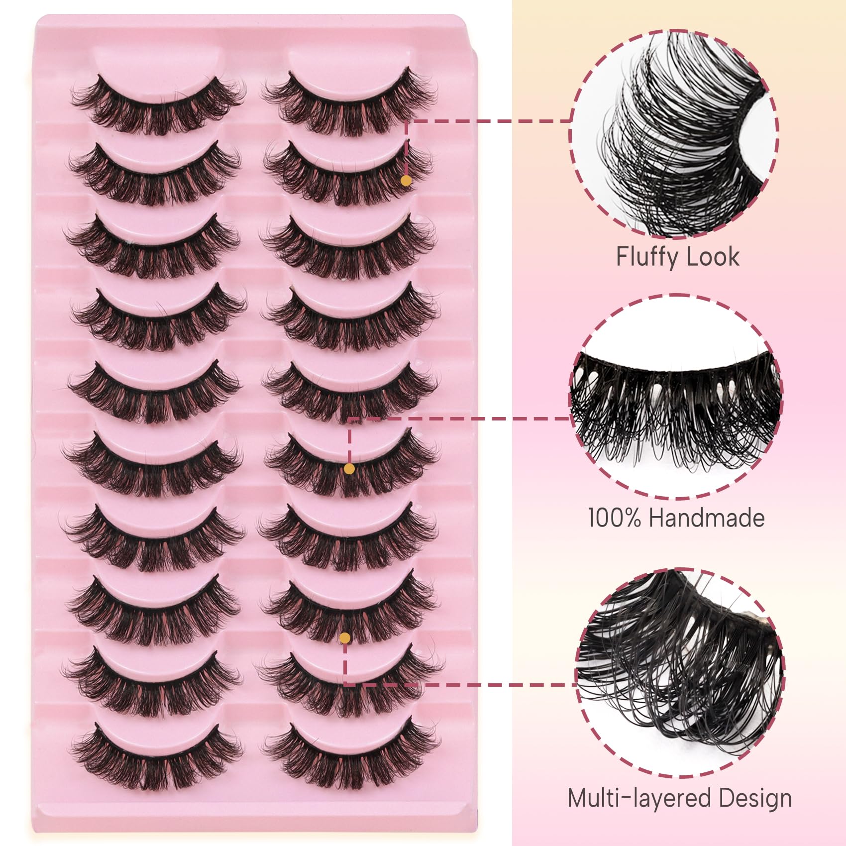 Para casa, looks diarios con pestañas Ahrikiss de curvatura D