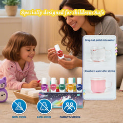Desprendible: esmalte Aieenjor facilita juego sin removedor.