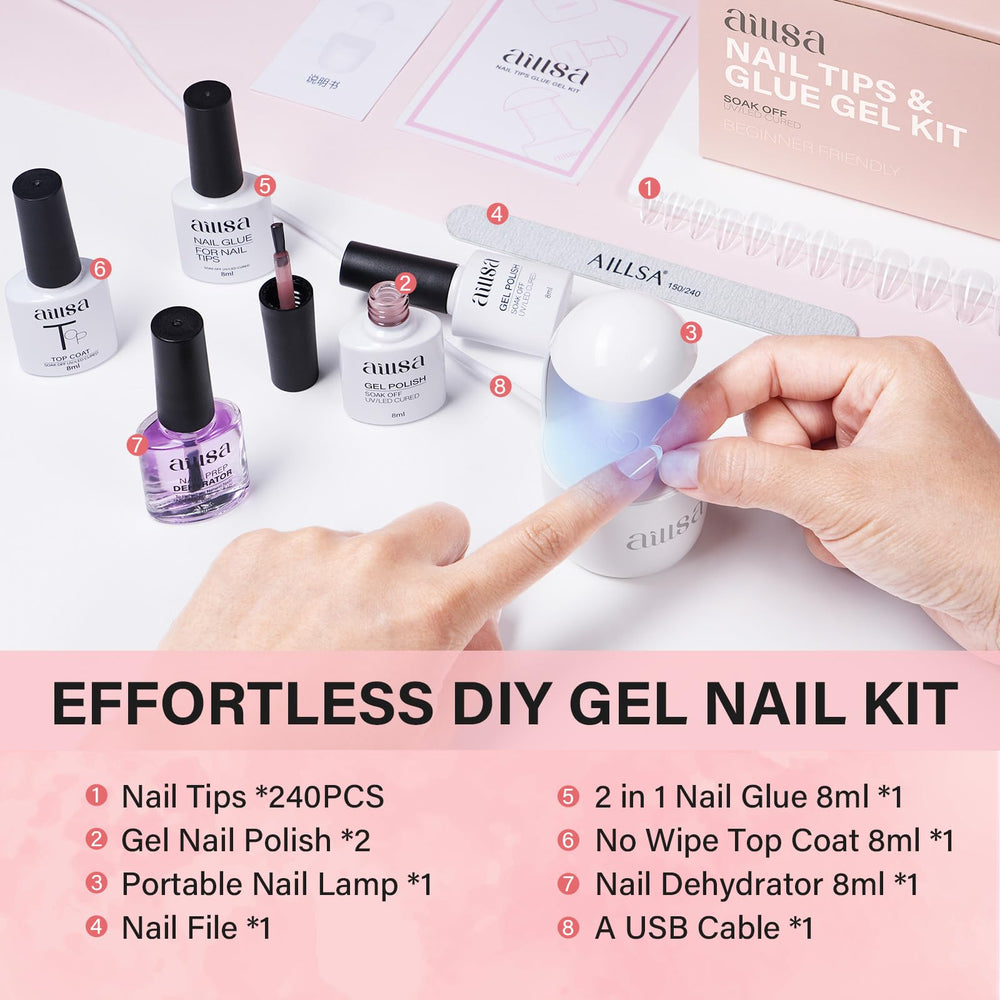 Deshidratante preparador de uñas AILLSA para una superficie limpia.