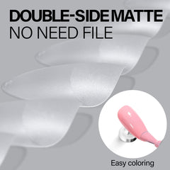 Puntas gel preformadas AILLSA con interior mate para mejor adherencia.