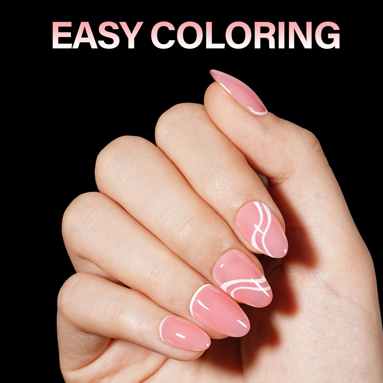 AILLSA tips uñas almendra corto, 240 piezas para variedad y duración.