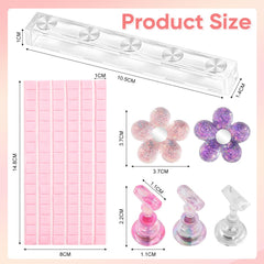AIMEILI cinta adhesiva doble cara reutilizable para fijar decoraciones sin dañar.
