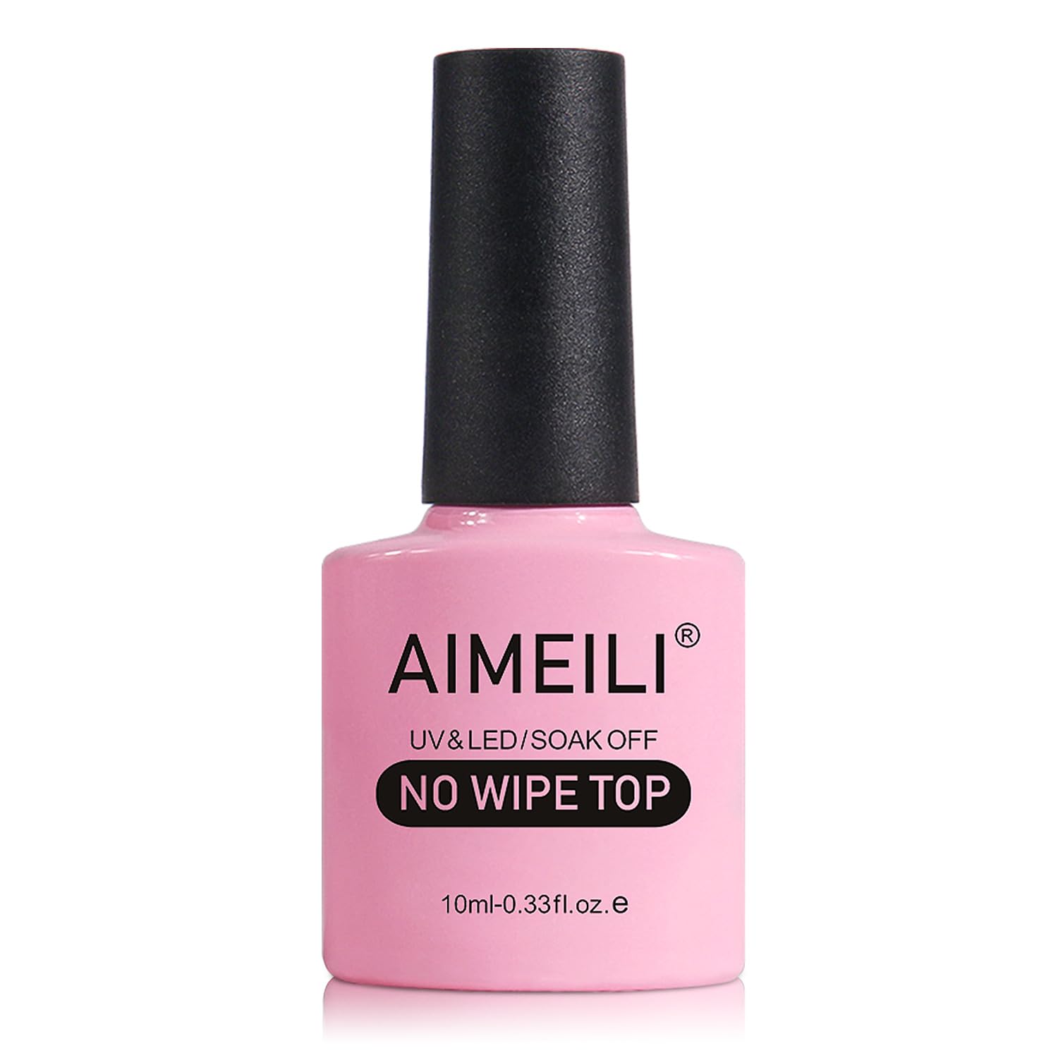 AIMEILI capa superior sin limpieza con brillo duradero en uñas