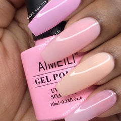 Conjunto de esmalte para uñas en casa AIMEILI, fácil de usar.