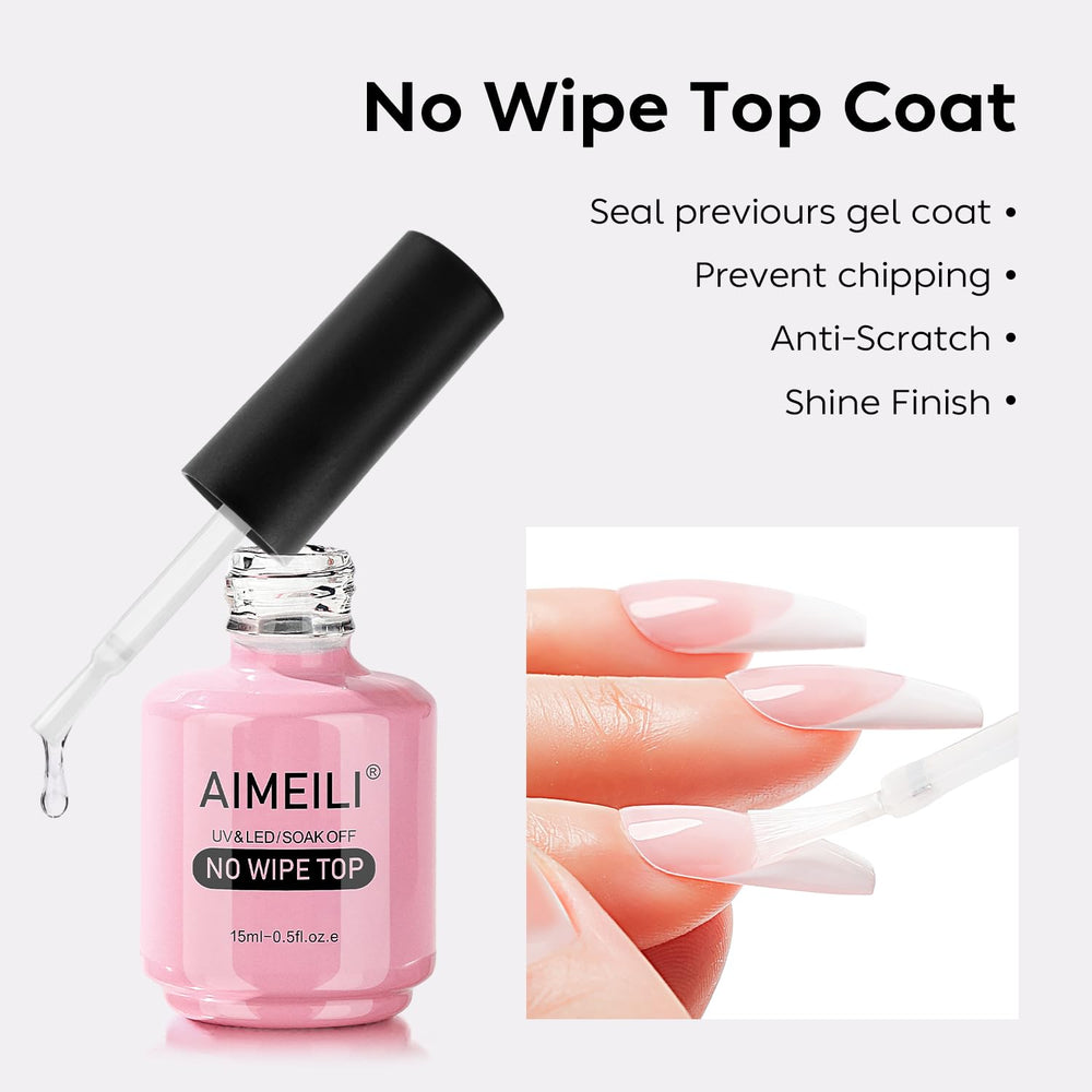 AIMEILI conjunto vegano libre de crueldad para uñas.