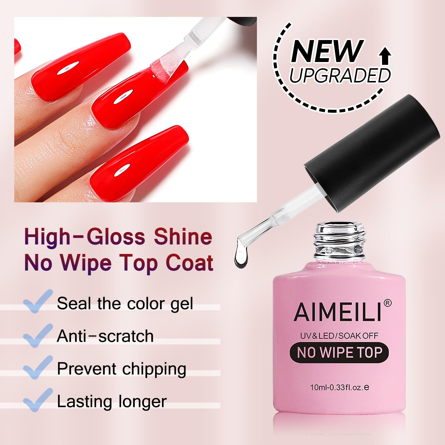 AIMEILI curado rápido UV-LED para manicura eficiente