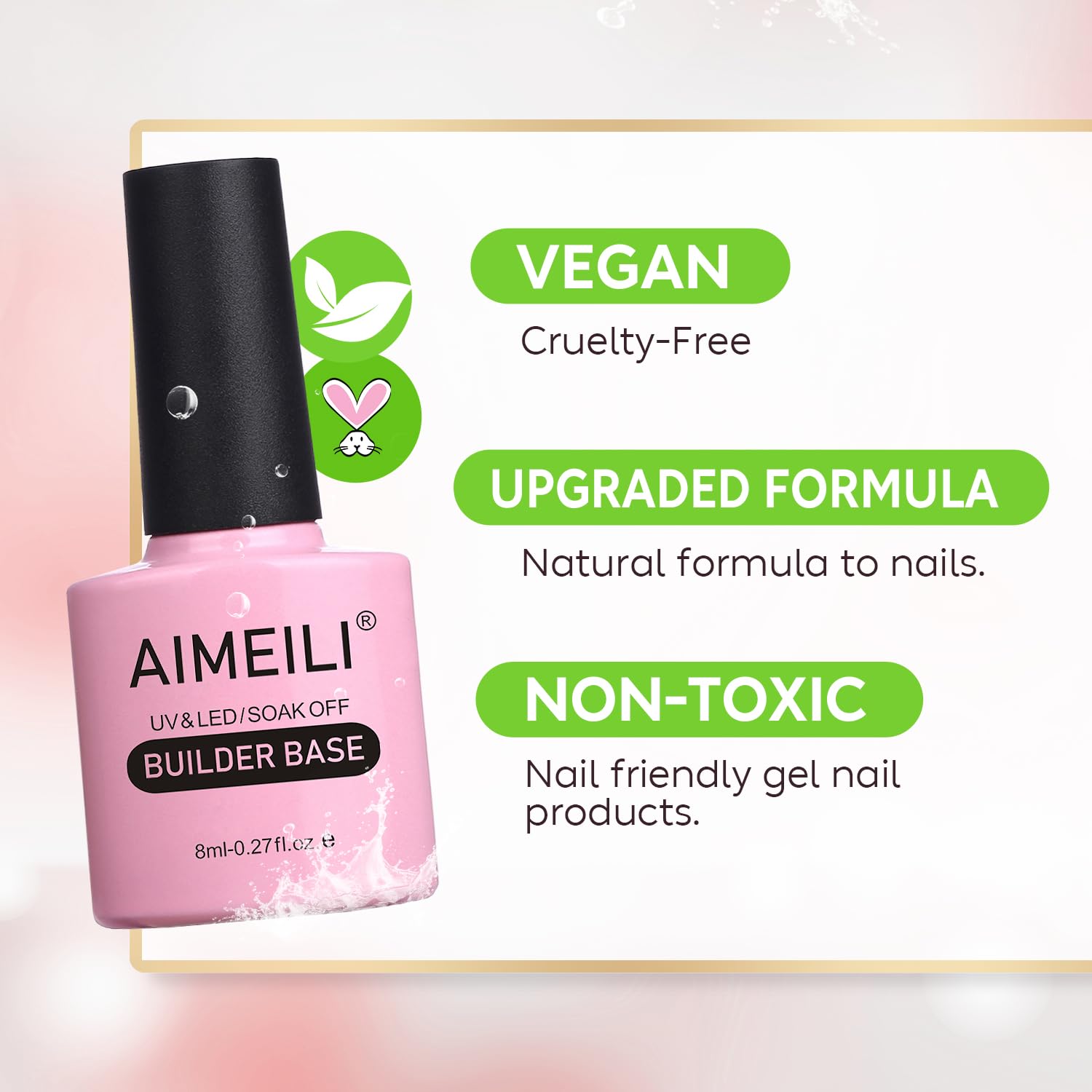 aimeili gel de consistencia suave, aplicación sencilla y uniforme.