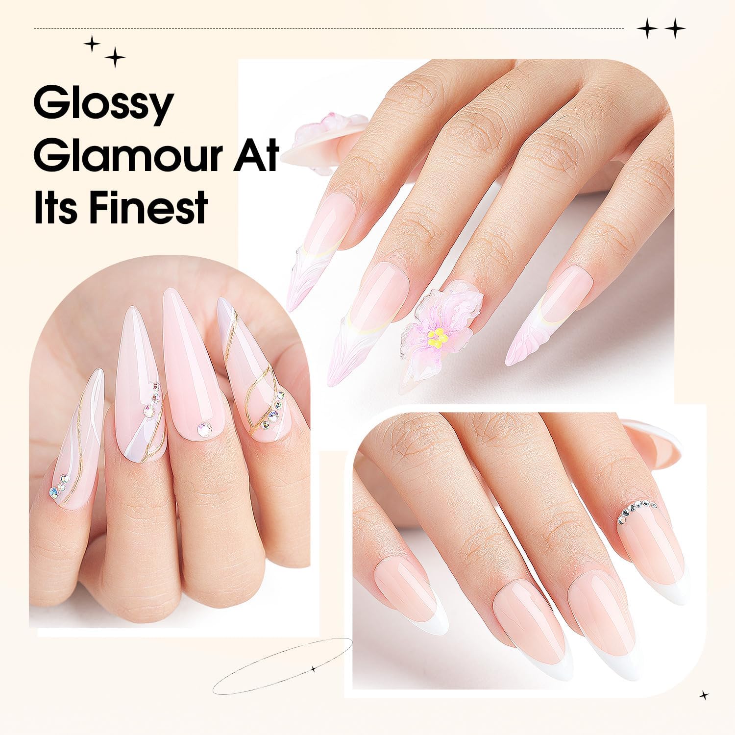 Manicura hecha en casa con AIMEILI para lucir uñas con estilo.